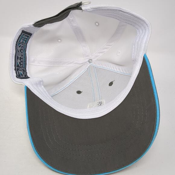 TPC Golf Scottsdale Strapback Baseball Cap Gray One Size Mid Fit Ahead Headgear - Picture 7 of 9